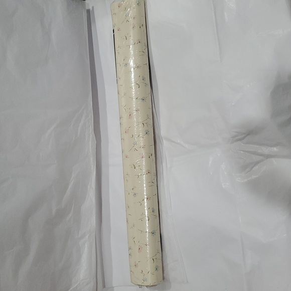 Magic cover self-adhesive 8 yard winsord beige cottage floral shelf drawer liner - Picture 7 of 12